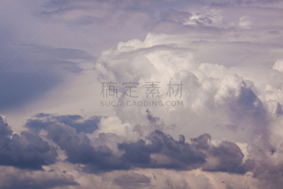 暴风雨,费维乐山脉,地平线上的风暴,卷云,天空,气候,水平画幅,无人,云景,白色