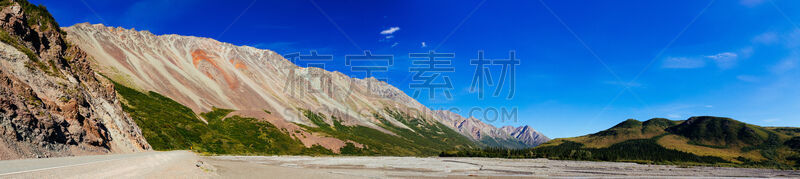阿拉斯加,全景,美国,连结体,雪,自然美,丹那利国家公园,夏天,户外,两极气候