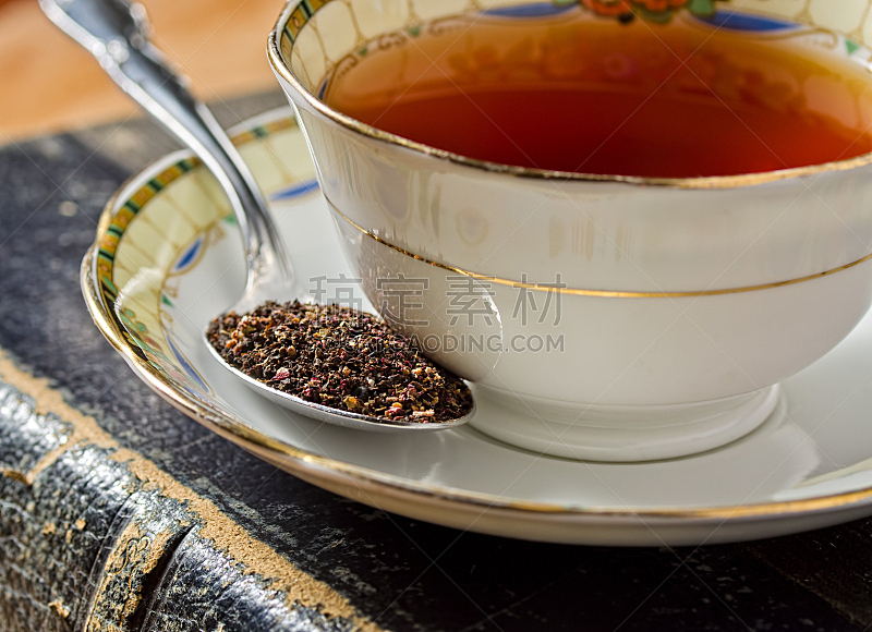 茶,水,美,芳香的,水平画幅,早晨,饮料,锅,充满的,黑色背景