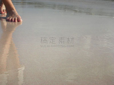 巴巴多斯,旅游目的地,女人,平滑的,人类脚趾,海滩,快乐,脚部按摩,两腿分开,部分