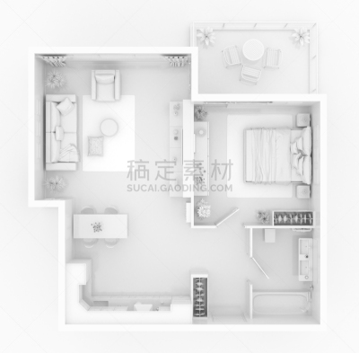 绘画插图,三维图形,公寓,纸模型,轻蔑的,正下方视角,住宅内部,水平画幅,无人,浴室