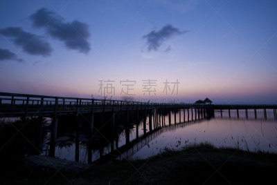 泰国,巴蜀,水,天空,夜晚,夏天,湖,草,热带气候,芦苇