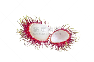 红毛丹,水平画幅,水果,无人,有机食品,熟的,特写,泰国,甜点心,红色