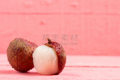 清新,木制,荔枝,粉色,美,褐色,水平画幅,古老的,特写,泰国