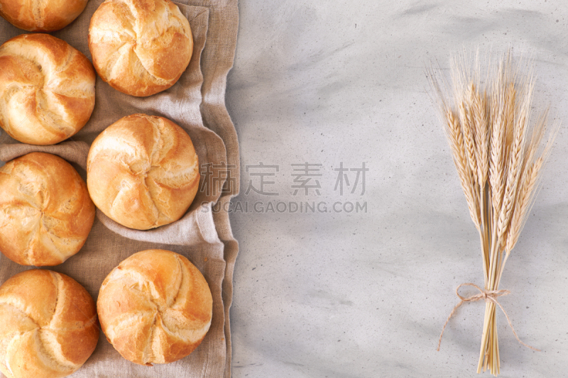 小圆面包,小麦,动物耳朵,圆形,接力赛,维也纳,面包,食品,灰色,小甜面包