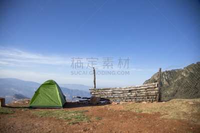风景,齿状山脊,垃圾填埋场,特拉华,天空,水平画幅,云,山,无人,夏天