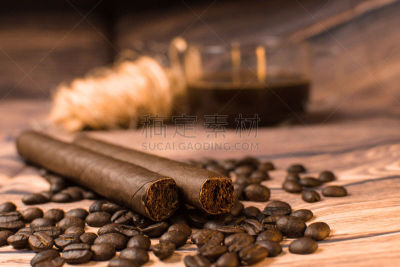 雪茄,咖啡,清新,一个物体,咖啡杯,杯,烤的,卡布奇诺咖啡,芳香疗法,烟草