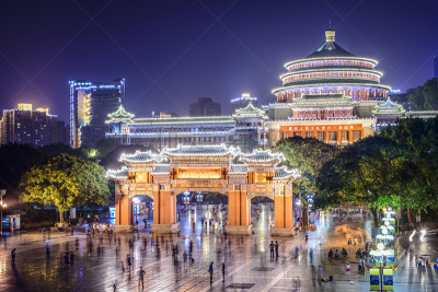 公园,水平画幅,夜晚,无人,走廊,曙暮光,户外,大门,庭院,都市风景