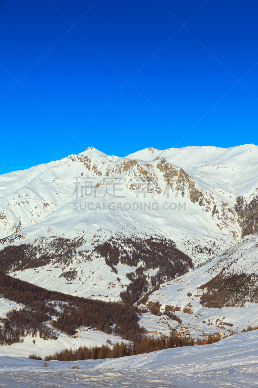 多洛米蒂山脉,滑雪痕,垂直画幅,天空,留白,雪,滑雪坡,耕地,青年人,白色