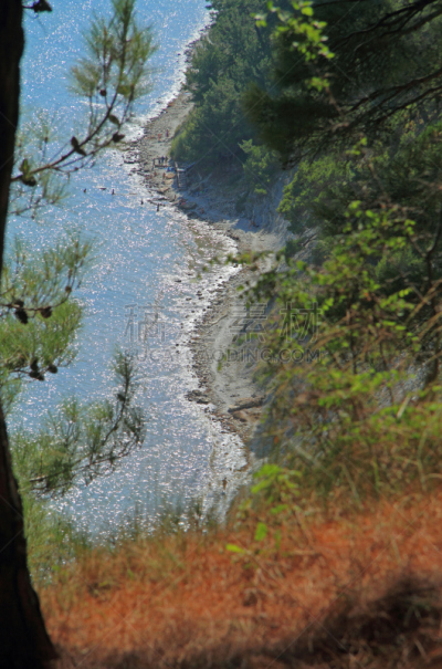 乡村,垂直画幅,水,天空,克里米亚,夏天,海岸地形,石材,石头,都市风景