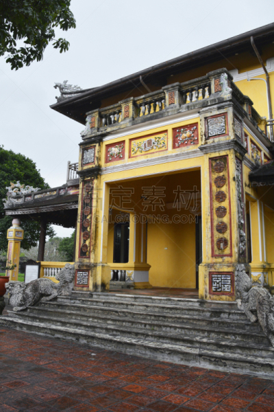 建筑外部,越南,顺化,世界遗产,灰色,云,承天顺化,著名景点,户外,建筑