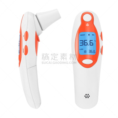 红外摄影,健康保健,人的耳朵,三维图形,数字式温度计,温度计,温度,乌克兰,方形画幅