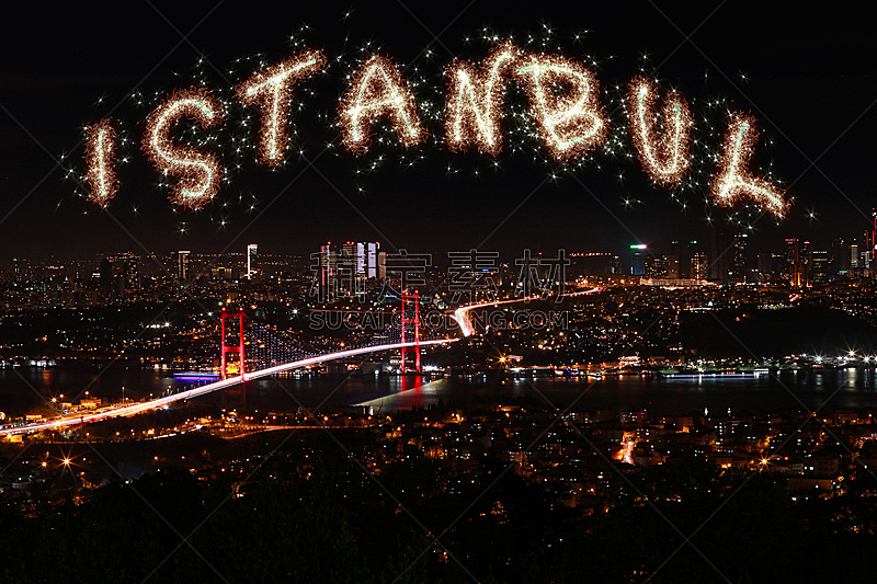 伊斯坦布尔,新年前夕,土耳其,船,欧塔廓伊清真寺,汽车,交通,云,现代,博斯普鲁斯海峡