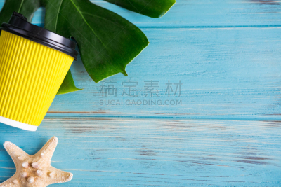 毛巾,贝壳,背景,木制,海洋,蓝色,概念,化妆舞会服,科克郡,有序