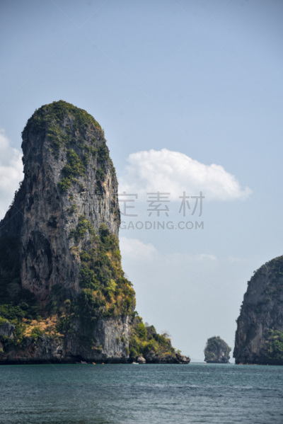 泰国,莱雷海滩,亚洲,东南亚,垂直画幅,图像,海洋,无人,海岸线,户外