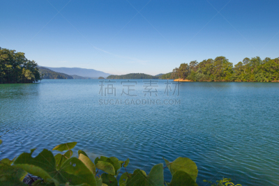 湖,南,切洛基国家森林公园,国家休闲区,田纳西,水,宁静,水平画幅,无人,夏天