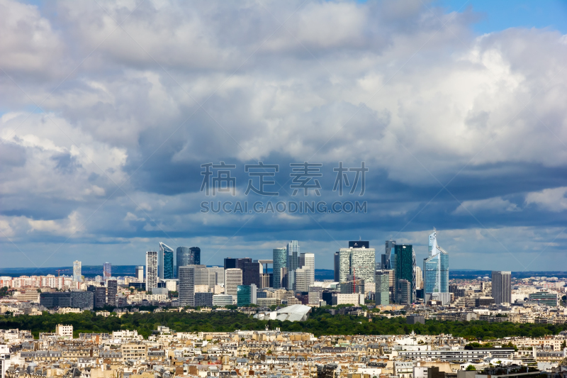 拉德芳斯,都市风景,埃菲尔铁塔,巴黎,纪念碑,美,水平画幅,高视角,美人,旅行者