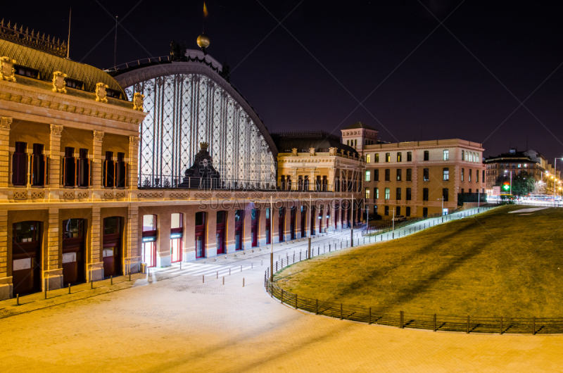 Estación de tren de Atocha, Madrid, España