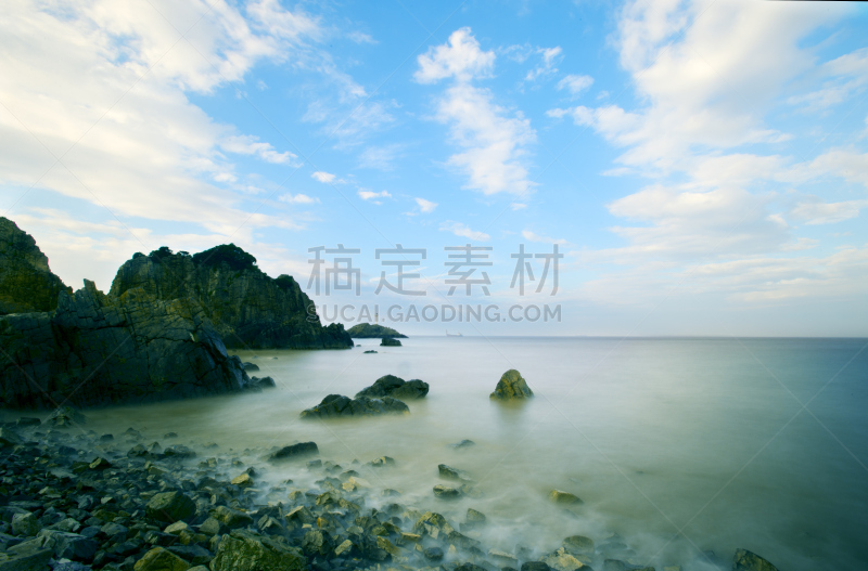 海滩,岩石,舟山,浙江省,风,水平画幅,沙子,夜晚,无人,夏天