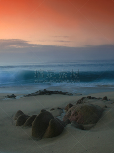 岩石,海洋,考特斯海,洛斯卡沃斯,下加利福尼亚半岛,垂直画幅,美,留白,沙子,无人