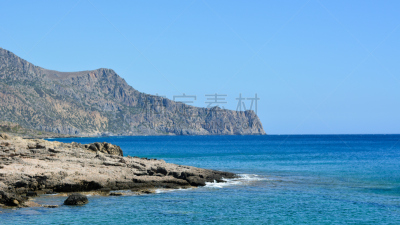 克里特岛,海岸线,非凡的,南,水,天空,水平画幅,地球日,凯法劳尼亚,无人