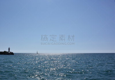 雅尔塔,海港,灯塔楼,海洋,风景,水平画幅,克里米亚,无人,建筑外部,户外