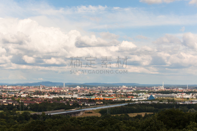 纽伦堡,全景,伦敦城,科隆老城区,弗兰克尼,教堂,水平画幅,建筑,无人,城市天际线