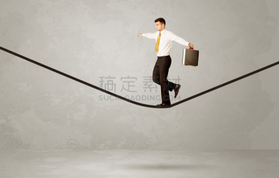 销售职位,绳子,灰色,太空,风险,仅男人,平衡,仅一个男人,前进的道路,白色