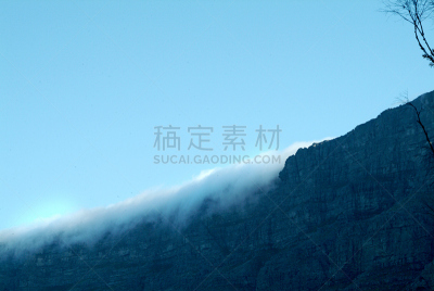 开普敦,南非桌山,自然,开普半岛,水平画幅,无人,户外,云景,西开普省,山