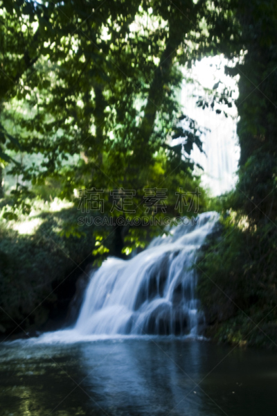 瀑布,西班牙,特拉华,萨拉戈萨,自然,垂直画幅,宁静,地形,景观设计,无人