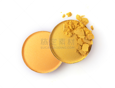 彩妆,圆形,眼影,黄色,颜料粉,粉饼,面包屑,扑面粉,脸颊,碾碎了的