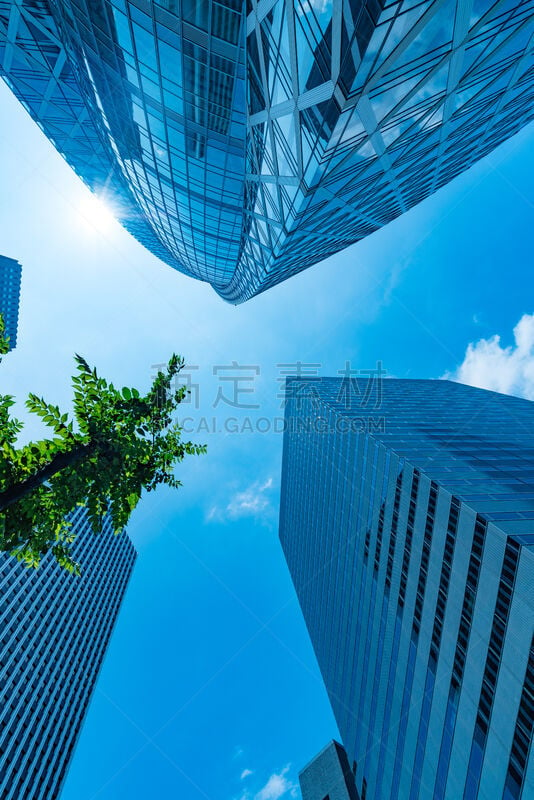 天空,新宿区,东京,蓝色,日本,建筑外部,摩天大楼,垂直画幅,办公室,未来