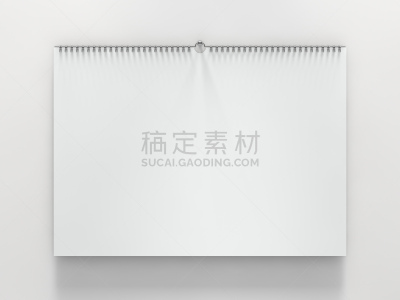 水平画幅,阴影,模板,空白的,日历,三维图形,柔和,办公室,边框,艺术