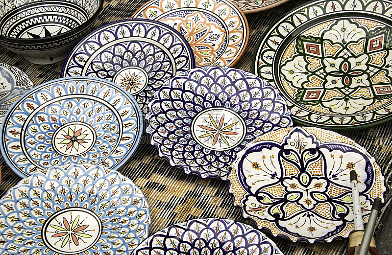 涂料,盘子,萨格雷斯,陶瓷工艺品,西班牙和葡萄牙人,突尼斯市,葡萄牙,土器,陶瓷制品,纪念品