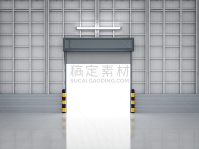 仓库,百叶窗,室内,门,门口,水平画幅,工作场所,无人,绘画插图,载荷舱