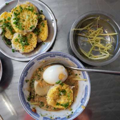 越南,街头食品,茶水间,平顺省,成型的形状,芒果 ,餐具,薄烤饼,蛋糕,生食