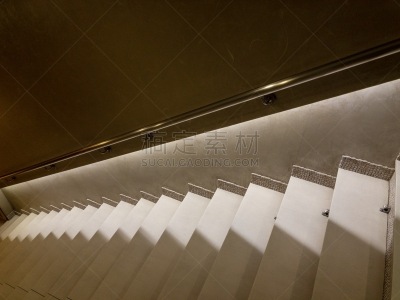 台阶,狭窄的,技术,现代,钢铁,建筑特色,圆形,建筑,办公室,白色