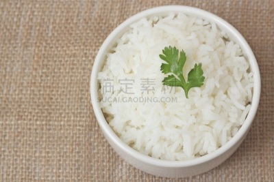 碗,稻,充满的,长寿饮食,式样,水平画幅,素食,生食,膳食,白色