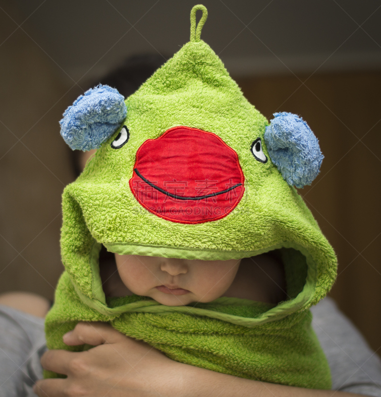 毛巾,乐趣,婴儿,浴盆,修改系列,垂直画幅,青少年,干的,人的鼻子,人的眼睛