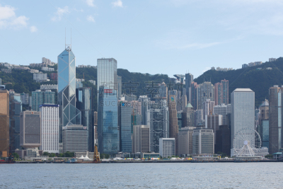 维多利亚港湾,维多利亚港,水平画幅,无人,户外,都市风景,金融建筑,国际著名景点,著名景点,公司企业