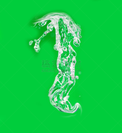 水彩画颜料,绿色背景,饮料,湿,哈萨克斯坦,背景分离,清新,垂直画幅,热带气候,匿名戒毒会