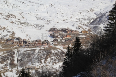 法尔梅尼尔,高处,法国,山脉,滑雪场,梵尔默尔,非滑雪场地的滑雪,雪板,滑雪坡,天空