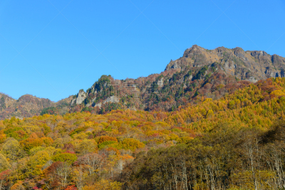 秋天,冈谷,池塘,水平画幅,长野县,无人,日本,户外,山,风景