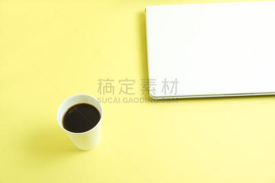 一次性杯子,咖啡,母球,台式个人电脑,机敏,饮料,商务,计算机,热饮,彩色背景