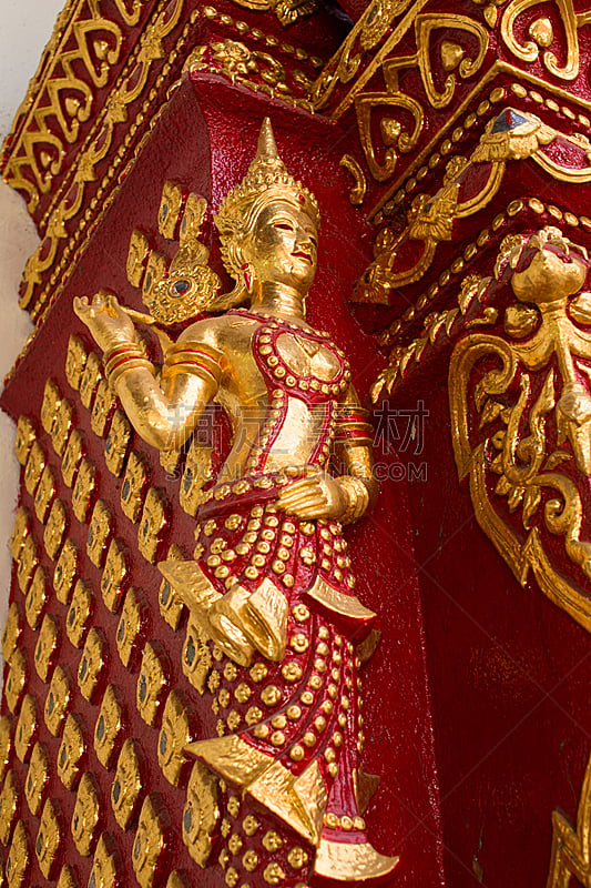 佛,垂直画幅,灵性,泰国,华丽的,佛教,亚洲,雕像,东,背景