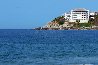 海滩,埃斯孔迪多港,墨西哥,南美,天空,水平画幅,沙子,夏天,户外,彩色图片