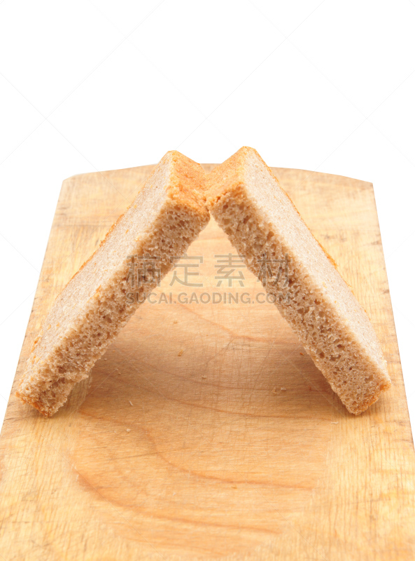 面包,厨房,黑板,白色背景,垂直画幅,褐色,无人,烘焙糕点,膳食,乡村风格