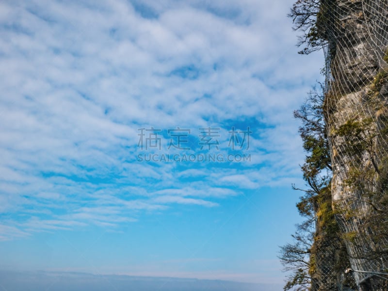 看风景,自然美,天门山,张家界,云景,世界遗产,网,云,湖南省