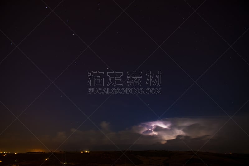 大熊座,天空,暗色,夜晚,云,图像,天气,无人,雷雨,靠近