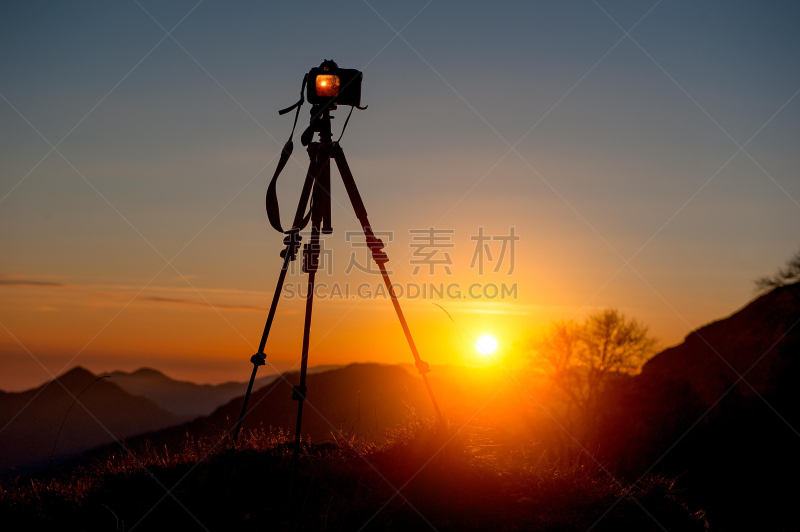 曼蒂凯拉山脉,日落湖,电影摄像机,禅宗,水平画幅,户外,想法,山,翎毛